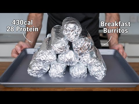 I Made 10 Breakfast Burritos for the Freezer (Using A Sheet Pan)
