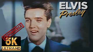 Elvis Presley AI 5K Colorized / Hard Restore - Stuck on You 1960
