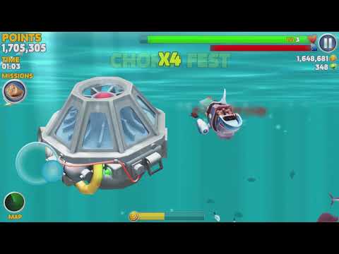 Hungry Shark Evolution Robo Shark Android Gameplay #44