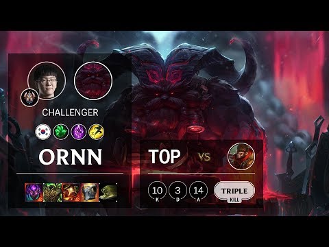 Ornn Top vs Wukong - KR Challenger Patch 10.9
