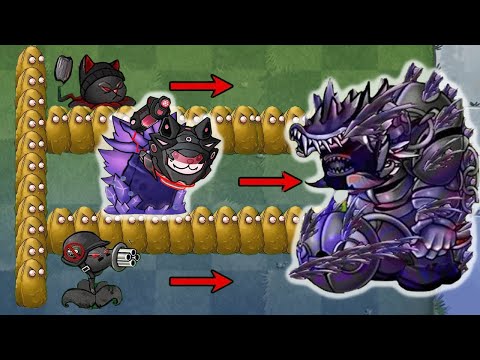 Doom Gatling Pea Vs Doom Cattail Vs Doom Cob Cannon Vs corpion Robot Zombie mod Doom Plants HACK