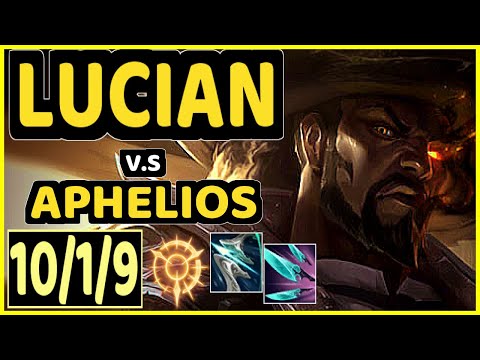SNEAKY (LUCIAN) vs APHELIOS - 10/1/9 KDA BOTTOM ADC GAMEPLAY - NA Ranked DIAMOND