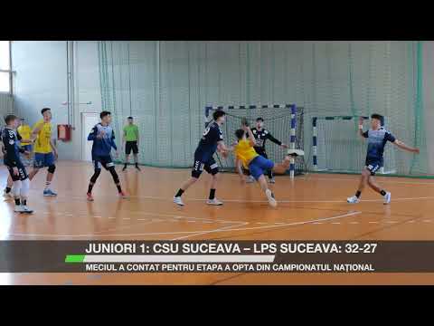 Juniori 1: CSU Suceava – LPS Suceava: 32-27