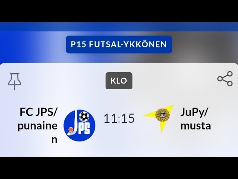 FC JPS/punainen - JuPy/musta, P15 ykkönen, 15.11.2025