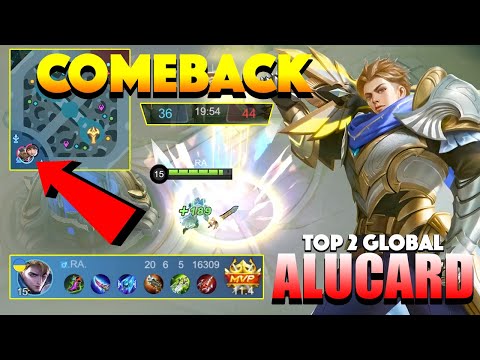 Alucard Best Epic Comeback! That WTF Damage | Top 2 Global Alucard Gameplay By .RA. | MLBB
