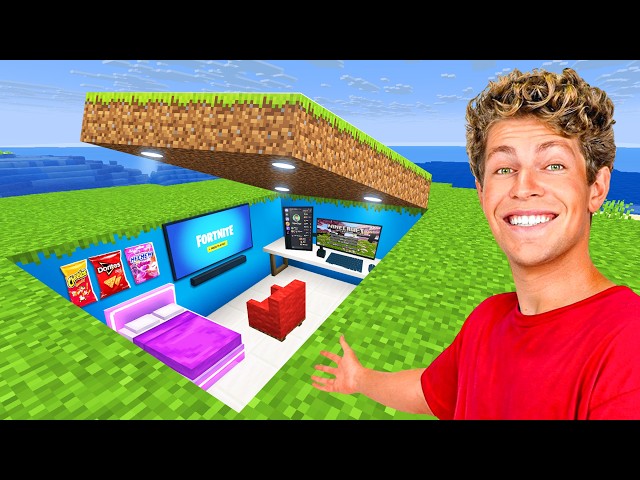 I Built Minecraft's Most Hidden Base! SDDEFAULT Thumbnail