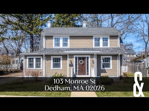 103 Monroe St Dedham, MA 02026