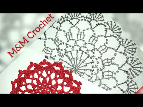 Cum se croseteaza o rozeta