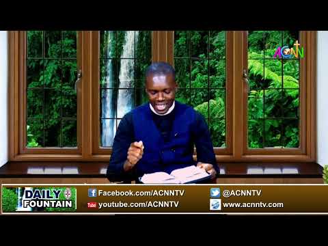 DAILY FOUNTAIN DEVOTIONAL OF AUGUST 4, 2023 - THE REV'D. SAMUEL NDUDI ONIWUEGBUZIE
