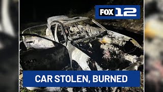 Hillsboro teen’s car stolen, found burned in Marion County