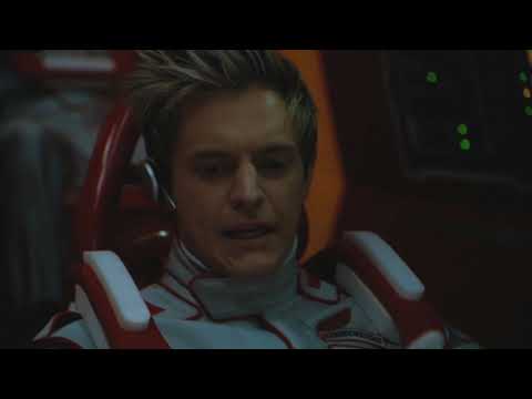 Thunderbirds (2004) - Thunderbird 3 docks with 5 - Jonathan Frakes