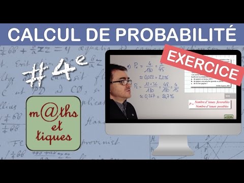 EXERCICE : Calculer une probabilité (1) - Quatrième