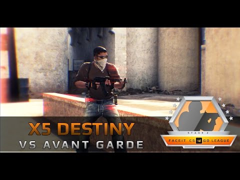 x5 deStiny vs Avant Garde (FACEIT League 2015 Stage 2 OCE)