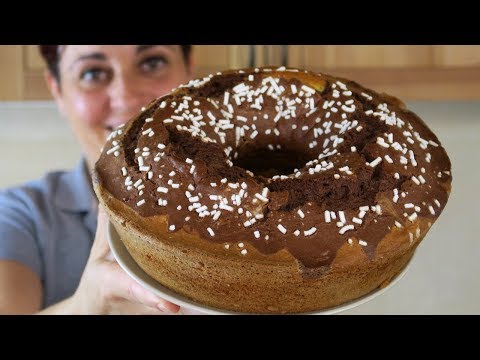 SOFT CREAM AND CHOCOLATE Ciambellone  Easy Recipe - HOME MADE BY BENEDETTA