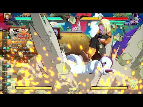Android 18 corner combo with Frieza A-assist and SSJ Vegeta C-assist