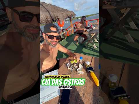 Bar Flutuante - Cia das Ostras Boipeba, Cairu - BA #shorts