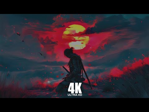 2 Hours Lost Samurai in Red Sky 4K Resolution Your Live Wallpaper For PC #livewallpaper