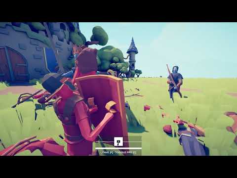 TABS | Me With 1 Jarl 3 Spear Thrower And 2 Squire Vs King Mini Army