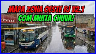 🔴Gameplay Proton Bus Simulator Mapa Zona Oeste RJ V2.1 Linha 864 | Mod Neobus Spectrum MB 1418