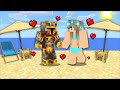 Minecraft KISSING MC NAVEED GIRLFRIEND ON THE BEACH MOD / TROPICRAFT !! Minecraft Mods