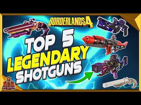 Borderlands 4 Top 5 Best Legendary Shotguns - Most Powerful Shotguns To Use