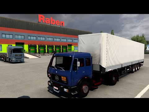 Mercedes NG 1632 / 1633 - ETS2 1.46 - Promods 2.64 Brüssel (BEL) - Osnabrück (GER) - Silent Trucking