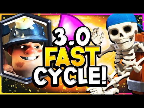 LADDER with #1 BEST MINER CYCLE DECK in CLASH ROYALE RIGHT NOW!