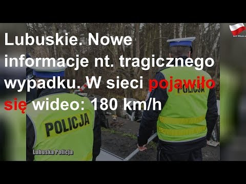 Lubuskie. Nowe informacje nt. tragicznego wypadku. W sieci pojawiło się wideo: 180 km/h