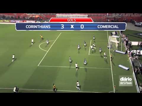 Corinthians bate Comercial por 3 x 0