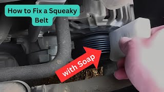 How to Fix a Squeaky Belt with Soap