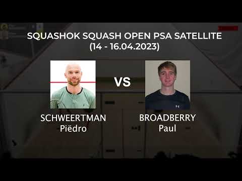 Piëdro Schweertman vs Paul Broadberry (final) - SQUASHOK SQUASH OPEN PSA SATELLITE