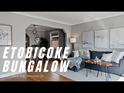 JUST LISTED | Etobicoke Bungalow 6 Bonnyview Dr $1,299,000