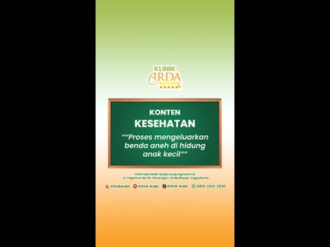 Proses Mengeluarkan benda asing dihidung anak kecil | dr. Lulu Irlina,SpTHTBKL