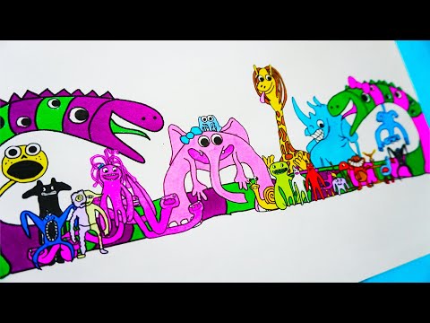 Garten of BanBan 4 New Best Coloring Pages / Color ALL NEW BOSSES + ENDING Chapter 7