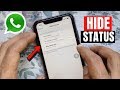 How To Hide WhatsApp Status From Specific Contacts On IPhone