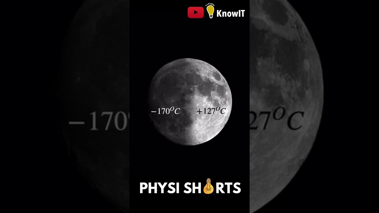 How much temperature is on the moon?