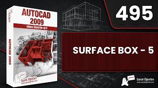 495 - Surface Box - 5 | AutoCAD Ücretsiz Eğitim