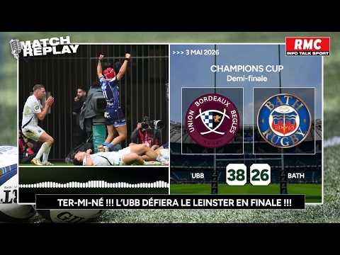 UN COMBAT DE BOXE, les comms RMC de UBB 38-26 Bath