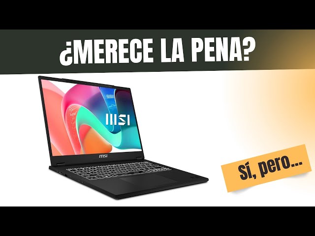 Vídeo relacionado con MSI Modern 14 C7M-423XES Ordenador Portátil 14" FHD, Ryzen 7 7730U, AMD Radeon Graphics, 16GB RAM, 1TB SSD, Sin Sistema operativo, Classic Black, Teclado QWERTY Español