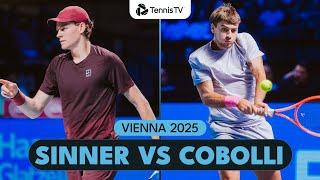 Download the video "Jannik Sinner vs Flavio Cobolli Match Highlights | Vienna 2025 Highlights"