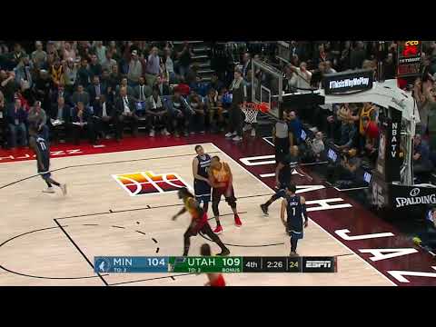 Donovan Mitchell crossover and no-look pass to the cutting Crowder! - ESPN