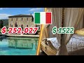 CHEAPEST 5 Star Hotel VS Most EXPENSIVE In ITALY