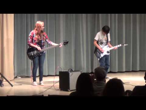 Fiona's first rock band.