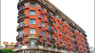 French Concession Shanghai🚲best places to visit🚲streetfood tour🌻jianbing crepe🍢lamb skewer🍢shao bing