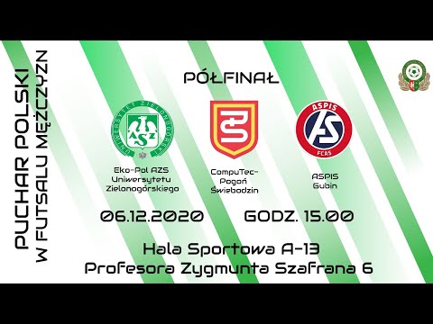 Półfinał Lubuskiego Pucharu Polski w FUTSALU mężczyzn - 6 grudnia 2020 r. Zielona Góra