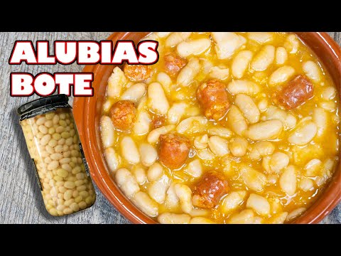 Receta con ALUBIAS de BOTE ▶ Con CHORIZO🔥🔥🔥  Recetas COMIDAS FACILES ✅