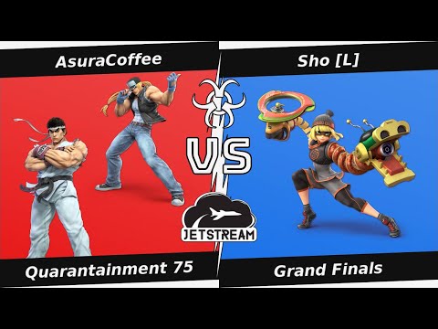 Quarantainment 75 Grand Finals - AsuraCoffee (Ryu) Vs Sho [L] (Min Min, Terry) - SSBU