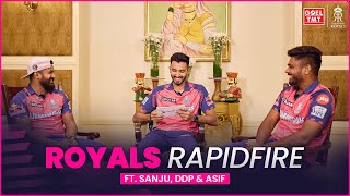 Big Reveals From Asif, DDP, and Sanju | Royals Rapid Fire | IPL 2023 | Rajasthan Royals