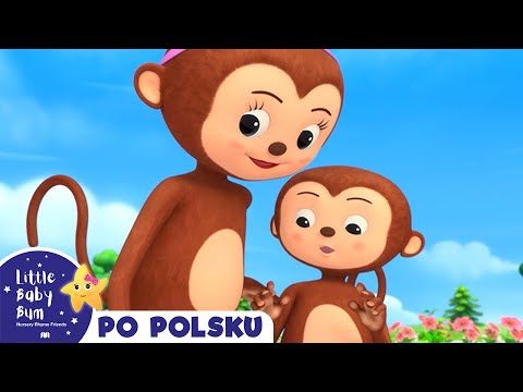 Małe małpki | Little Baby Bum po polsku | Piosenki i bajki dla dzieci