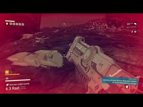 No Man's Sky 5 Star Wanted Level and Chicken Walker Sentinel